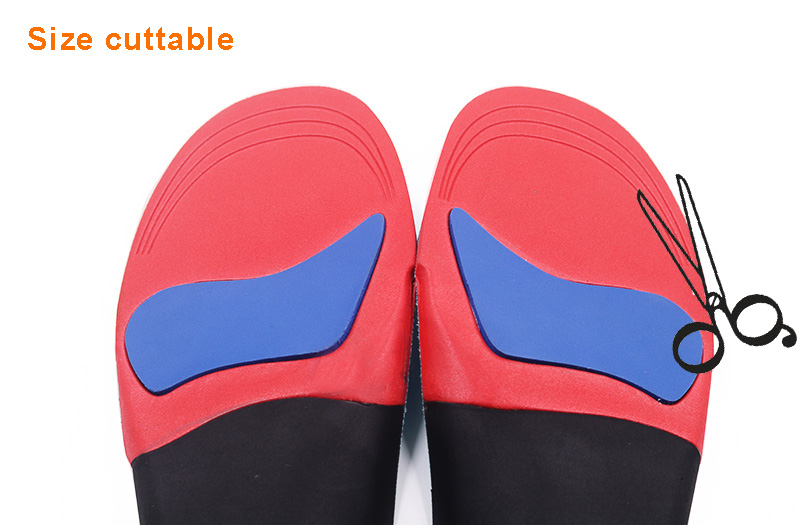 Adjustable full length medical arch support bowlegs correction orthotics insoles for flat feet