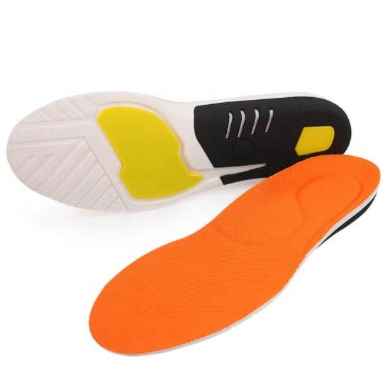 Wholesale Custom Pu Foam Sport Gel Shoes Insoles Foot Correction Arch Support Orthopedic Kids Insoles