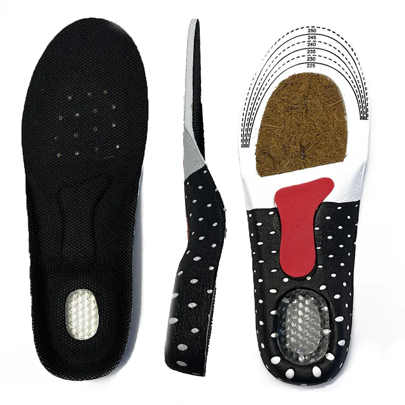 EVA Cork Shock Absorption Sports Leisure Cuttable Sweat Absorption Breathable Non-slip Orthotic Insoles