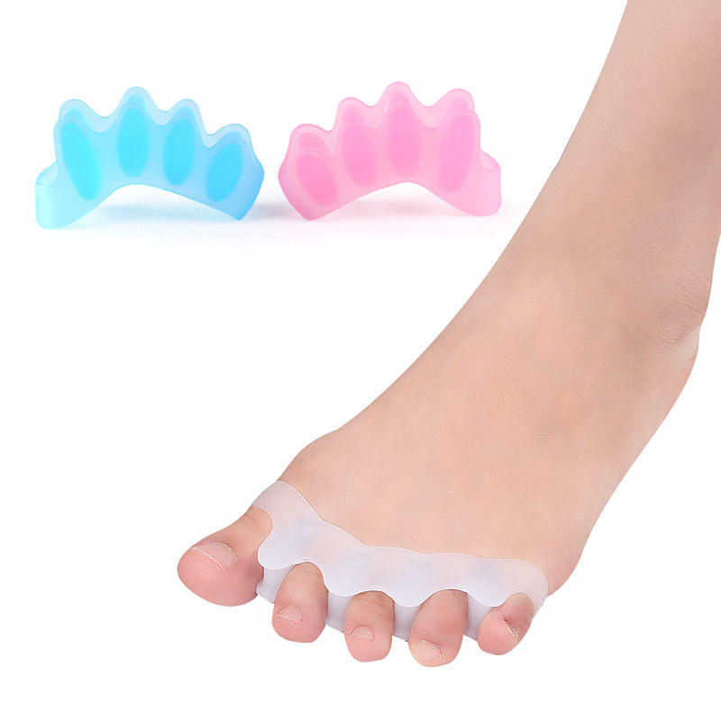 Manufacture Adults and Children Toe Separator Bunion Corrector Set SEBS Five Hole Foot Finger Pedicure Toe Separator