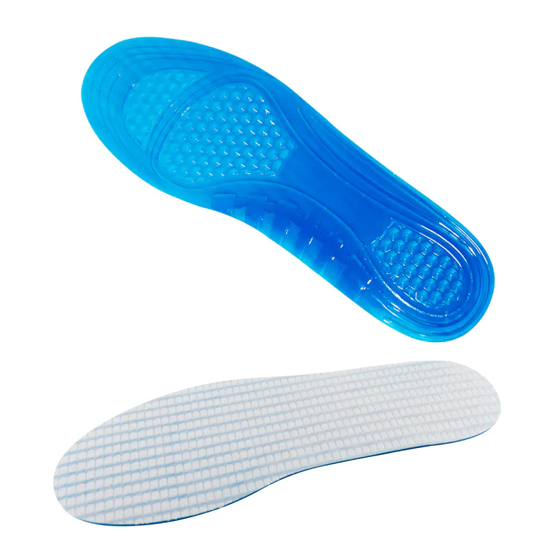 Full Length Gel ice pack insoles Soft Foot Health Care Sport Massaging for sneakers