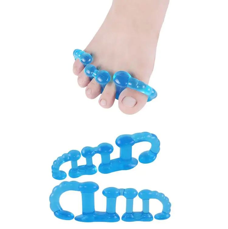 Silicone Toe Separator Five hole Foot Care Product Gel Bunion Toe Stretcher Separator Correct Toes