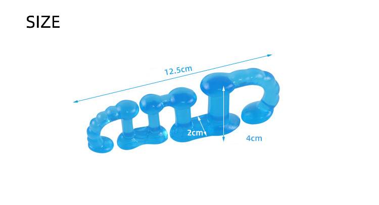 product-S-King-Silicone Toe Separator Five hole Foot Care Product Gel Bunion Toe Stretcher Separator