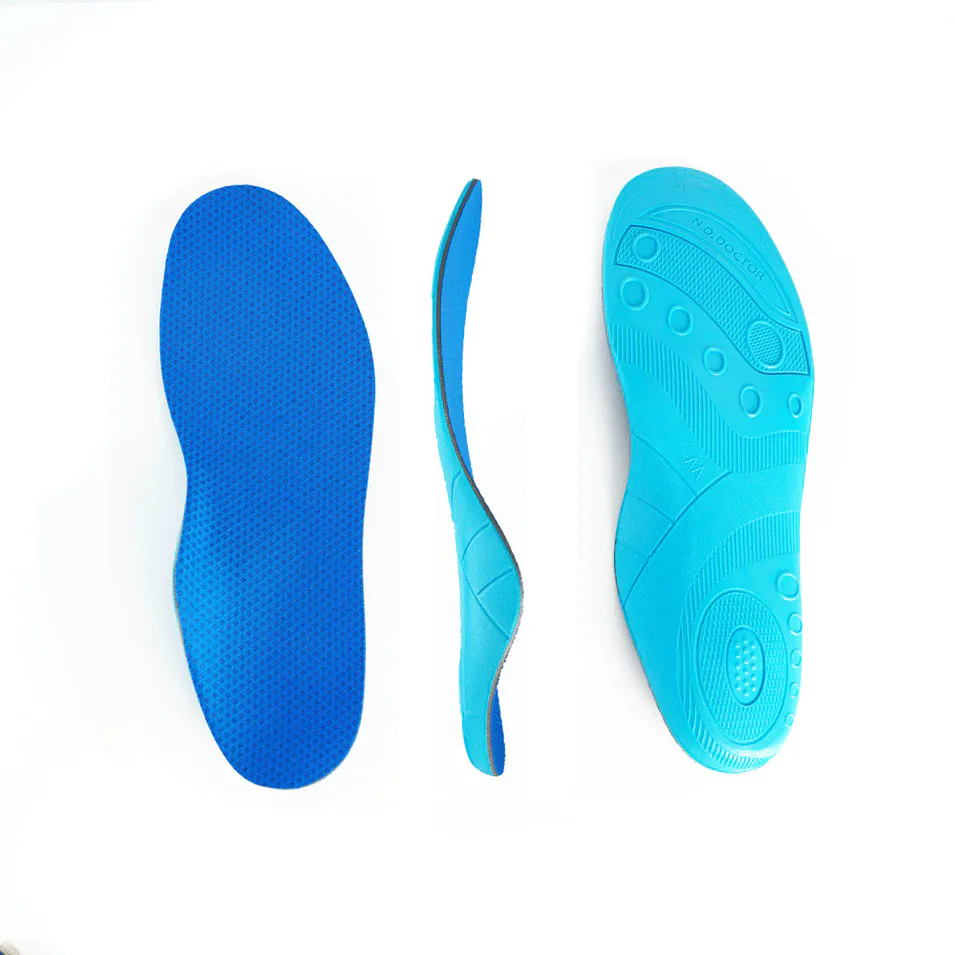 S-King Man And Women Sport Insole PU Orthotic Arch Support Sport Insole For Flat Feet Soft Comfort Insoles
