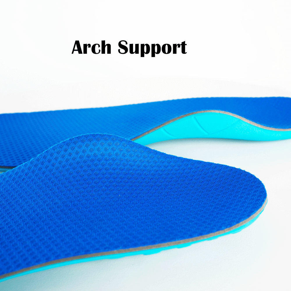 S-King Man And Women Sport Insole PU Orthotic Arch Support Sport Insole For Flat Feet Soft Comfort Insoles