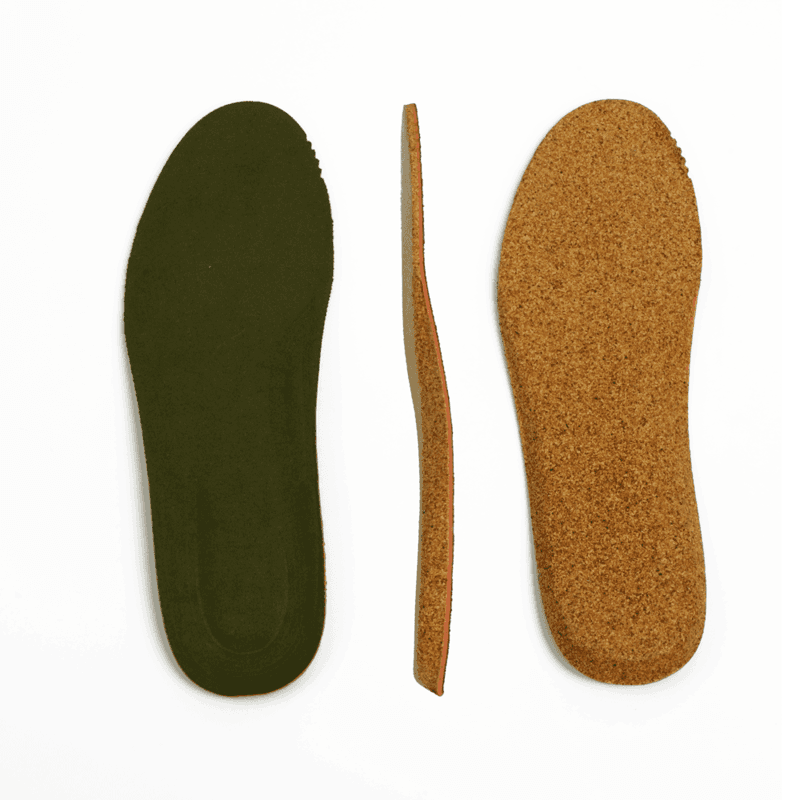 S-King Man And Women Cork Insole New Design Natural Deodorization Customizable Cork Light Breathable Insole