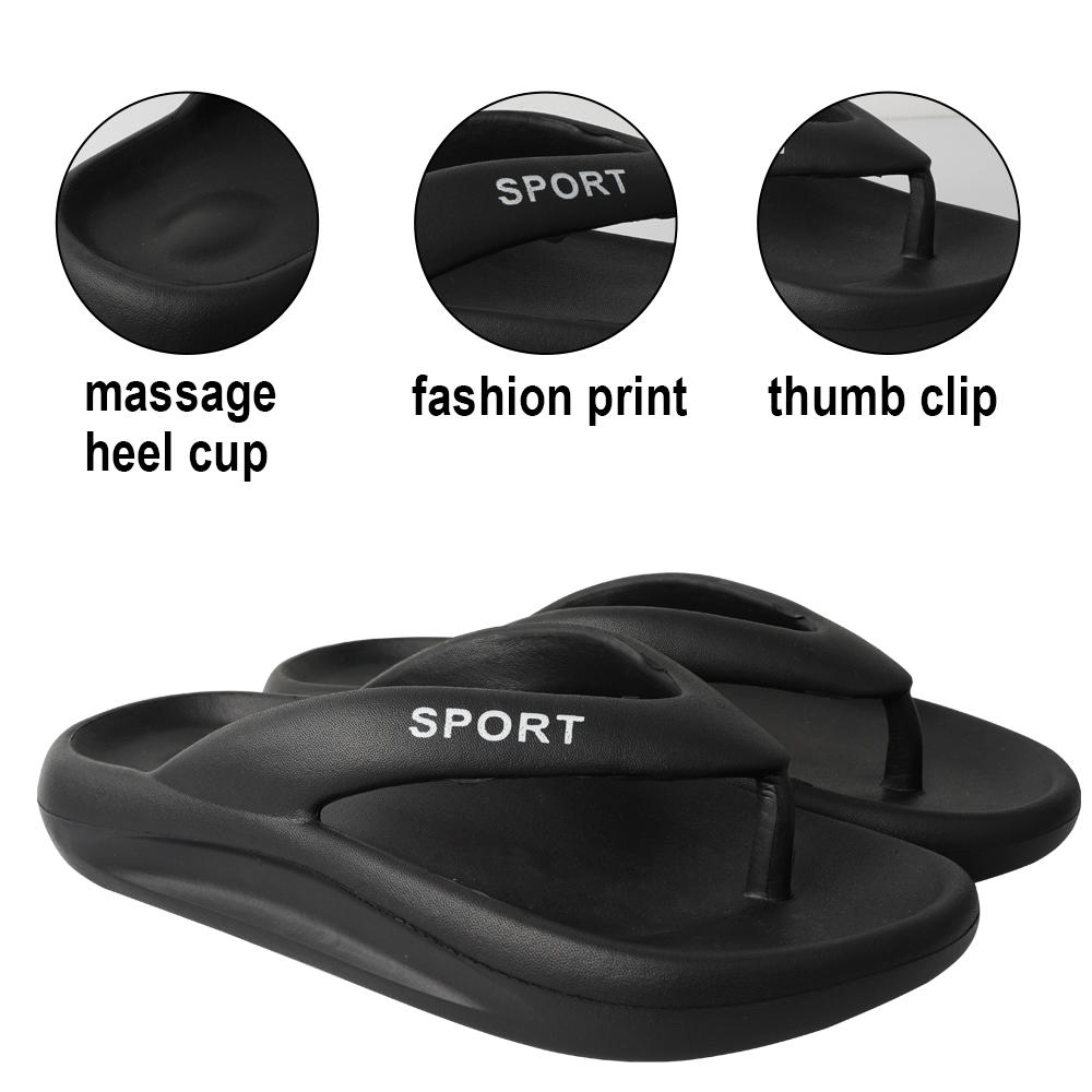 S-King High Quality Man And Women Sandal Summer Massage Flip Flop EVA Slippers Foot
