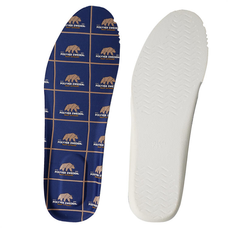 S-king Customizable logo PU insoles Wholesale Orthotic Insoles Non-slip Absorbing Shoe Sports Insoles