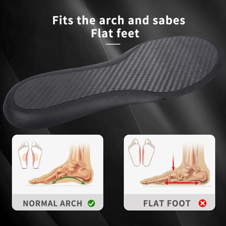 Customized Carbon Fiber Shoes Parts High Stiffness Carbon Fiber Insoles Flatfoot Orthopedic Orthotic Arch Support Insole