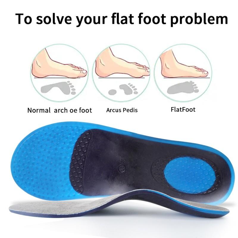 Insoles Extra Support Pain Relief Orthotics Shoe Inserts Flatfoot Orthopedic Orthotic Arch Support Insole