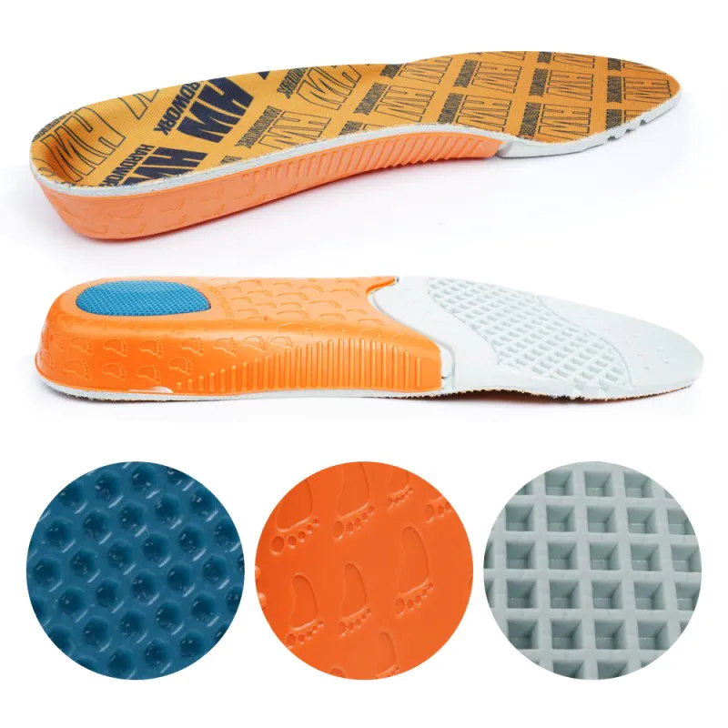S-King Sports Soles for Men and Women Shock Absorption Cushioning Sports Comfort Inserts Breathable Running Insoles