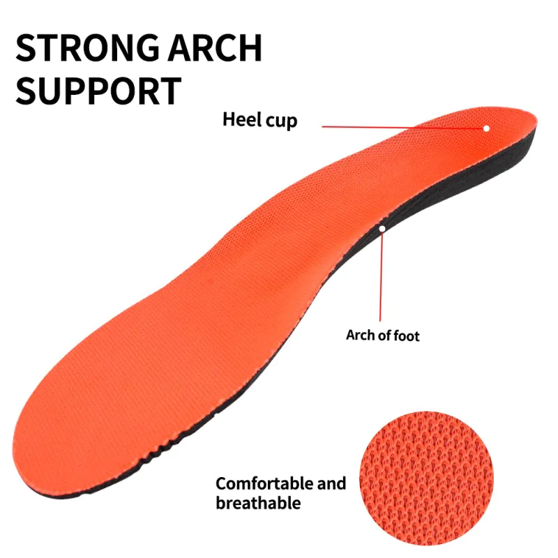 S-King Shock Absorption Cushioning Sports Comfort Insoles Breathable Shoe Inserts Insoles for Running