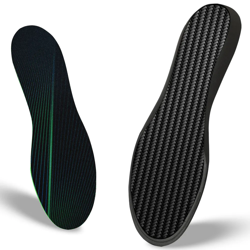 Carbon Shoe Inserts Foot Care For Plantar Fasciitis Heel Spur Running Sport Insoles Carbon Fiber Orthotic Insole