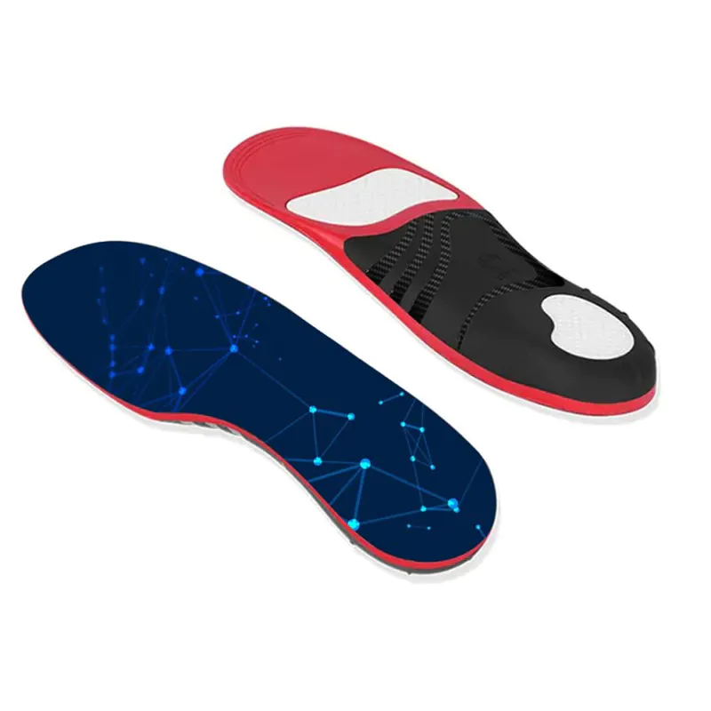 Wholesale Sports Functional Breathable Natural Arch Support Orthotic Shoe Inserts Memory Foam Orthopedic Insoles