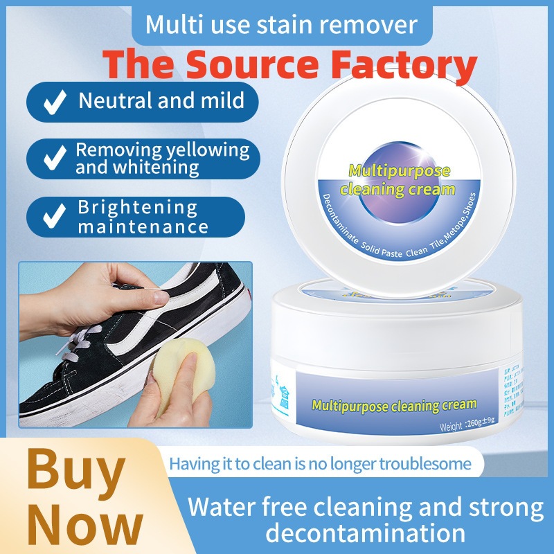 Multipurpose Gentle Formula Shoe Cleaner Sneaker Shoe Cleaning Cream