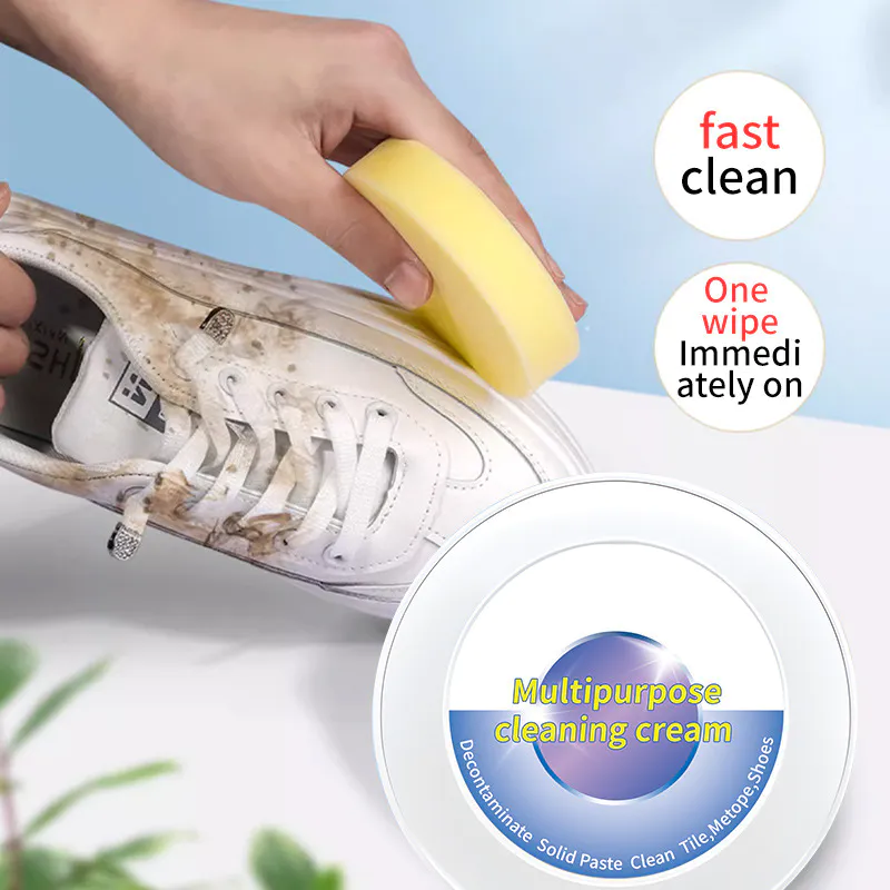 S-KING OEM Gentle Formula shoe cleaner Multi-purpose Without Fluorescent Agents Shoe Cleaner cream