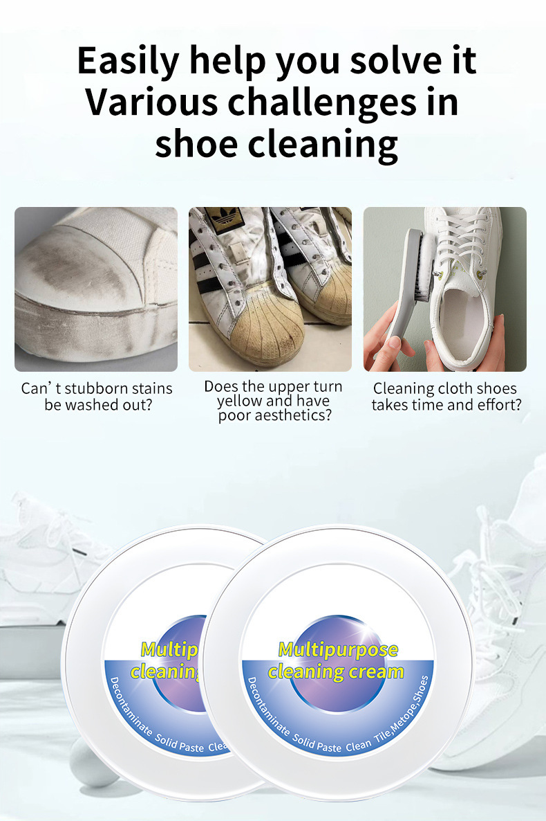 product-Multipurpose Gentle Formula Shoe Cleaner Sneaker Shoe Cleaning Cream-S-King-img