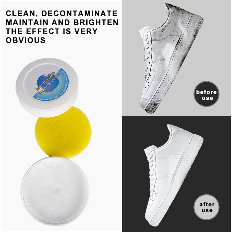 S-KING Shoe Cleaner White Shoe Running Shoes Cleaning Cream Artifact Yellow Natural Cream