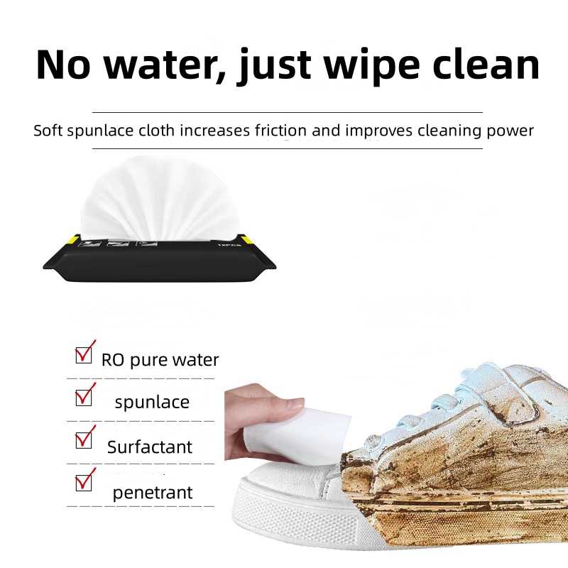 product-S-King-Custom Logo Shoe Shine Wipes Disposable Non-woven Sneaker Cleaner Wet Wipes-img