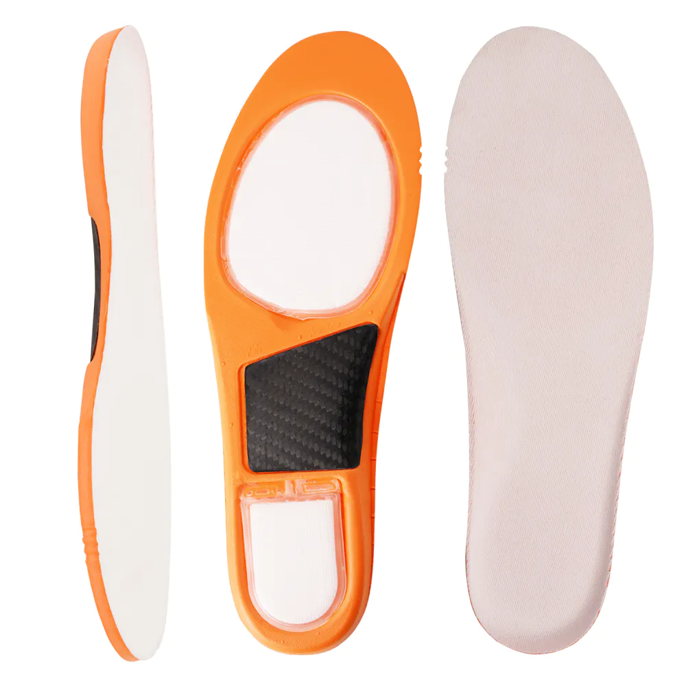 S-King New Athlete Carbon fiber insole Sports Shock Absorption Football Sports & Comfort Foot Insole For Shoes