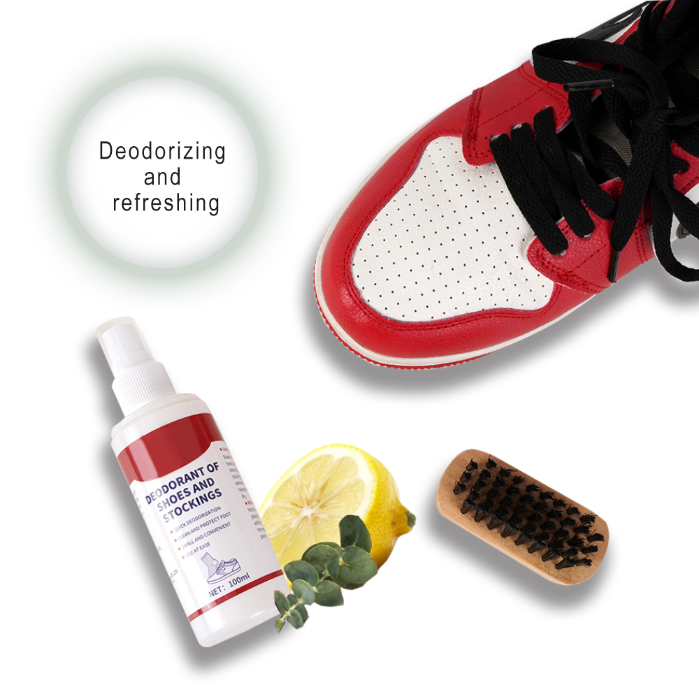 Natural Shoe Foot Spray Deodorant Fungal Growth Preventing Socks Shoes Deodorant Spray