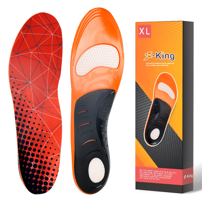 Best Price Running Insoles for Women Men - Sport Shoes Orthotic Cushion Inserts for Run Cycling Long Walk Supplier-S-King