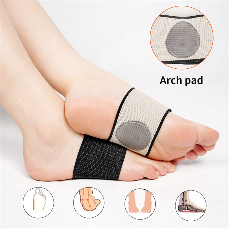 High Quality WELLNESS Metatarsal Compression Arch Support Sleeve - Cushioned Gel Foot Sleeves - Flat Feet, Plantar Fasciitis, Foot Pain Relief, Heel Spurs Wholesale-S-King