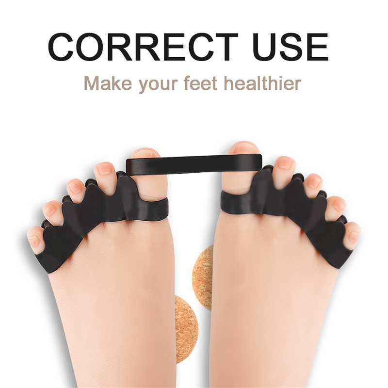 High Quality Toe Separators,Soft Gel Toe Spacers to Correct Bunions, Toe Stretcher for Therapeutic Relief from Plantar Fasciitis Wholesale-S-King
