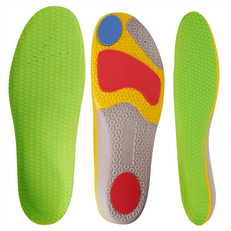 Sports Arch Support Orthopedic Massaging Foam for Comfortable Running Fits Badminton Shoes Insoles