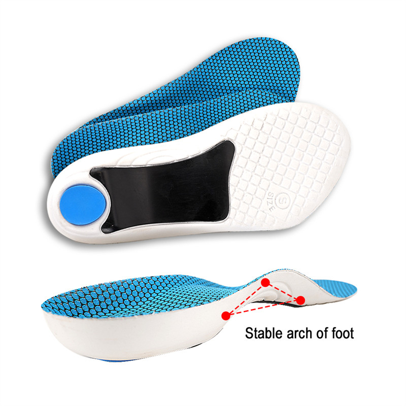 3/4 Length High Arch Support Insoles Orthotics Inserts for Flat Feet Plantar Fasciitis Relief Heel Pad Shoe Insole for Women/Men