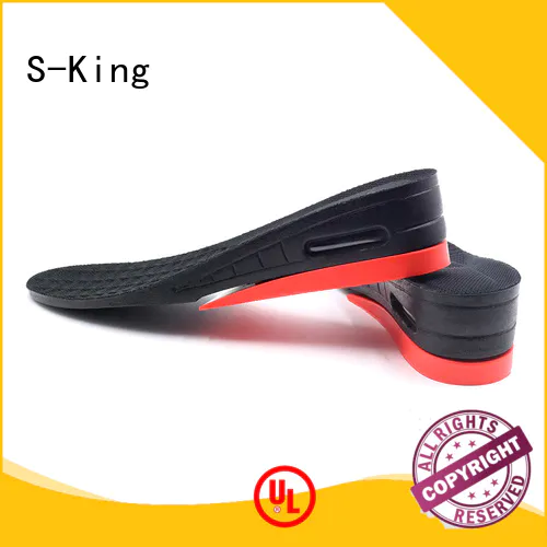 S-King taller thick insoles lift up insert Foot Accessories