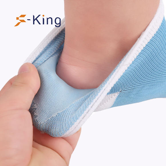 Cooling gel heel insole socks for spa, moisturizing silicon gel socks-2