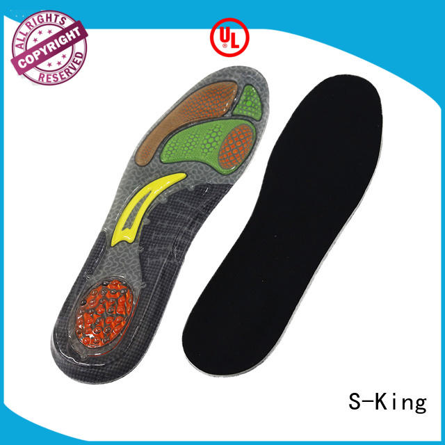 S-King Custom cooling gel insoles for fetatarsal pad