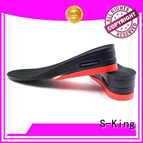 S-King Brand heels shoes elevator shoe height insoles