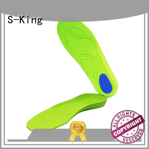 S-King Top orthotic heel inserts manufacturers for eliminate pain