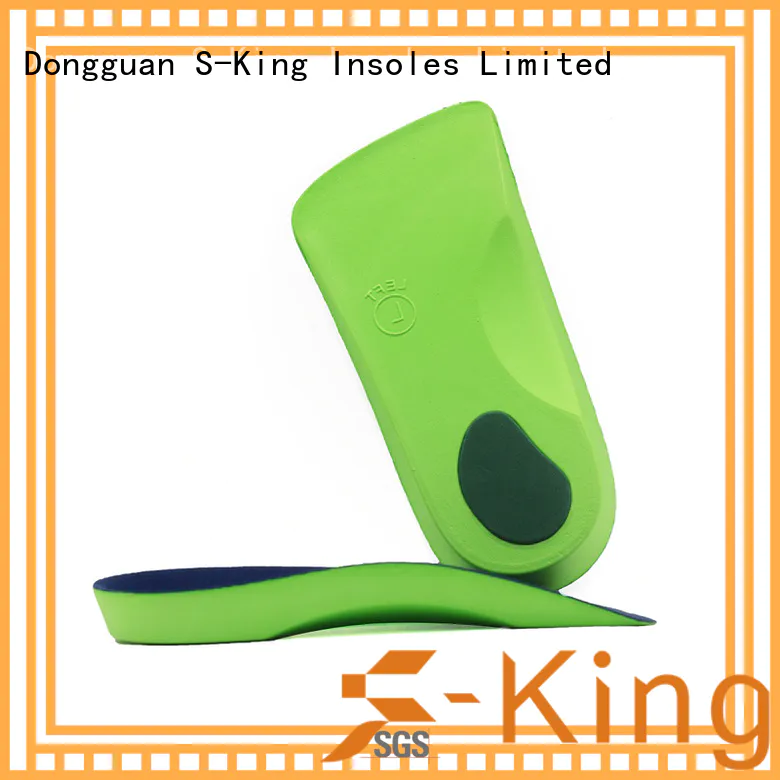 3/4 eva cushion insole, high arch support orthopedic insole for flat foot