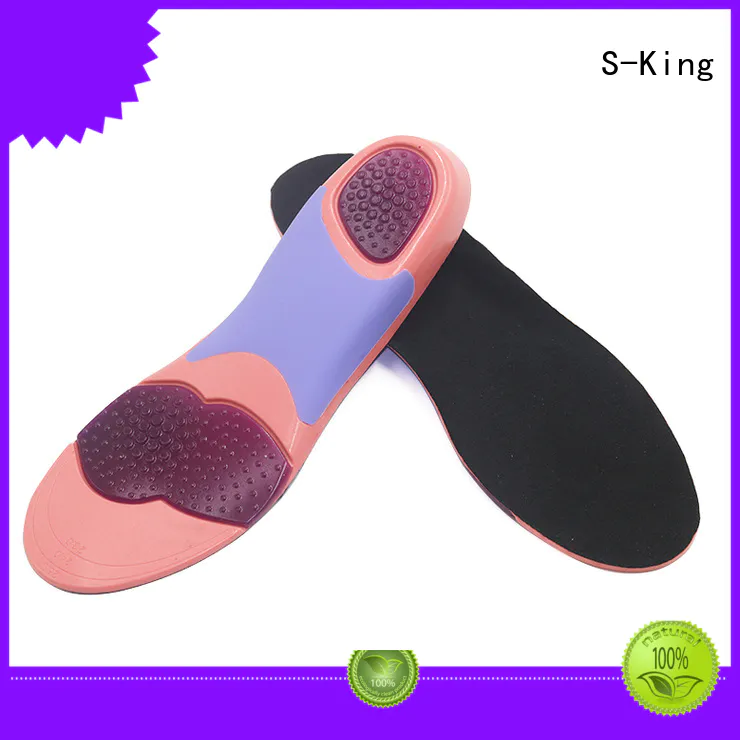 orthotic insoles for flat feet cushion adjustable S-King Brand orthotic insoles