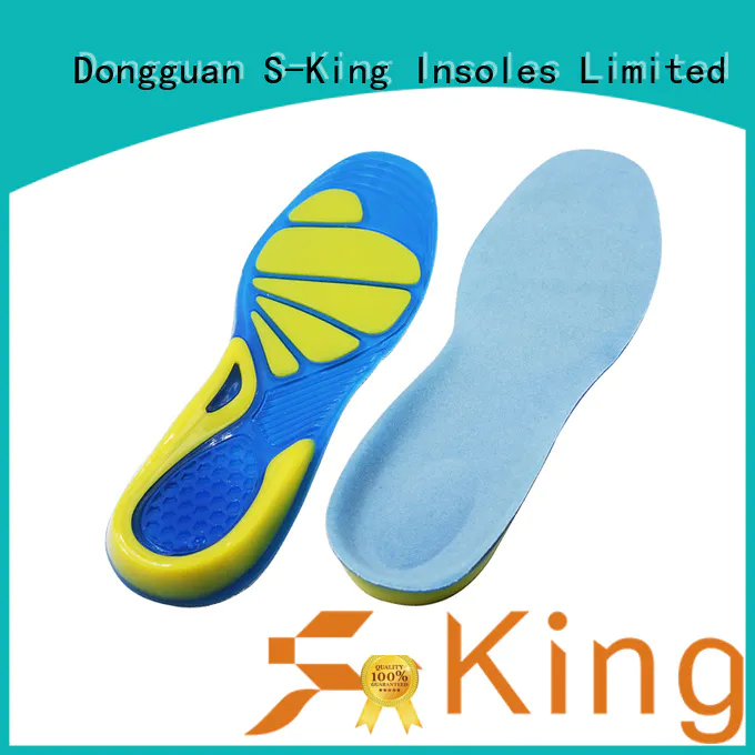 S-King inserts gel active insoles spread pressure for foot care