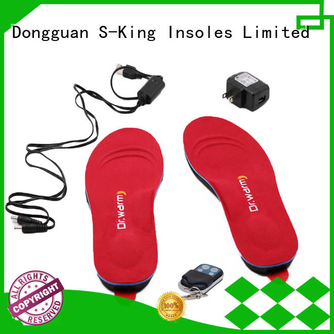 winter battery insole rechargeable battery heated insoles S-King Brand