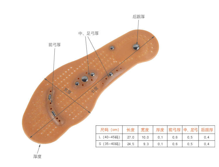 High-quality magnetic foot insoles Supply for standing-1