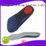 Anti-slip 3/4 half pad wicking shock absorption arch support insole with soft thin section velvet