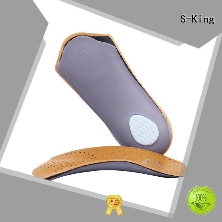 S-King orthopedic orthotic arch support insoles anti for sports