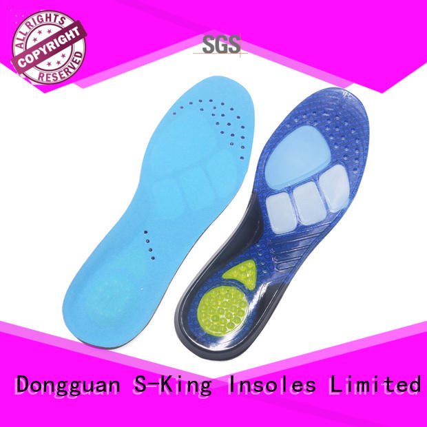 sports cooling gel insoles women for foot care S-King