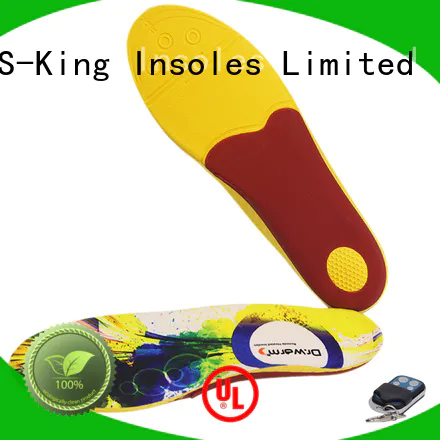 drwarm rechargeable foot warmers heated insoles wire hunting S-King