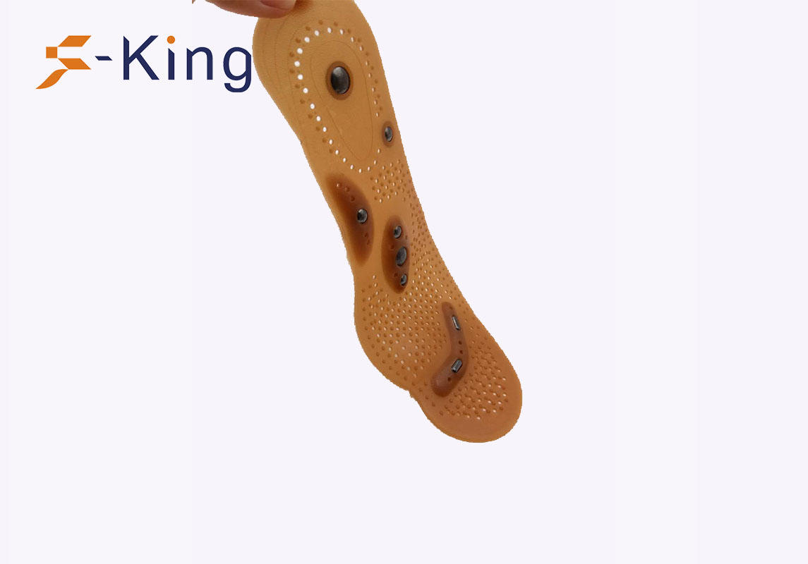 S-King-Pain Relief Foot Massage Insoles, Gel Magnetic Acupuncture Massage Shoe-2