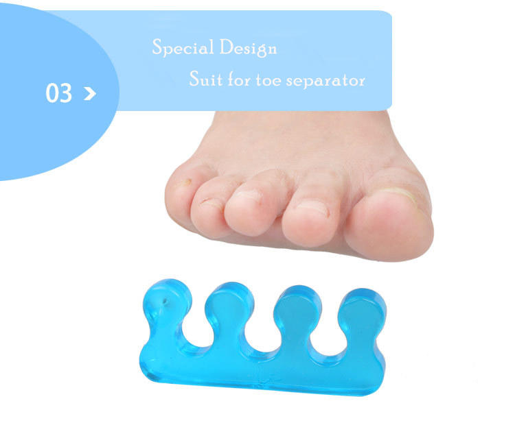 Foot Care Product Medical orthotics Gel Bunion Silicone Toe Separator, Toe Stretcher Separator-3